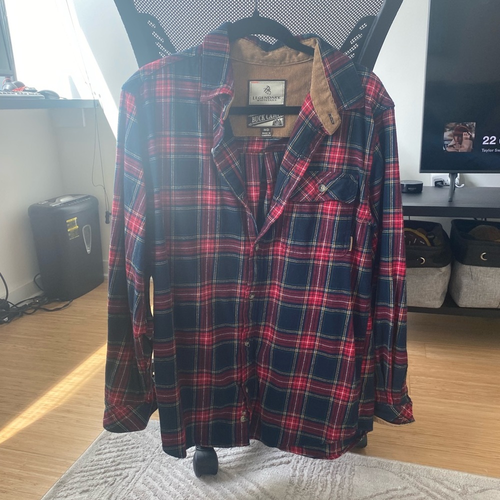 Legendary Whitetails Men’s Buck Camp Flannel Shirt